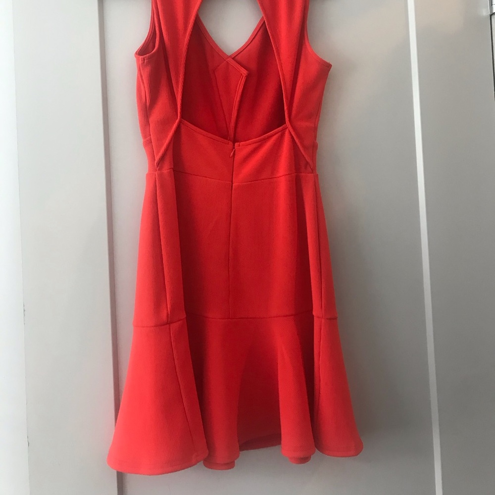 Beautiful orange/red cocktail dress